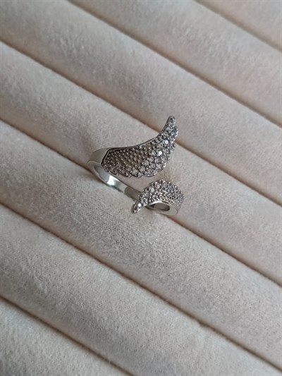 Zirkon Taşlı Yüzük Silver