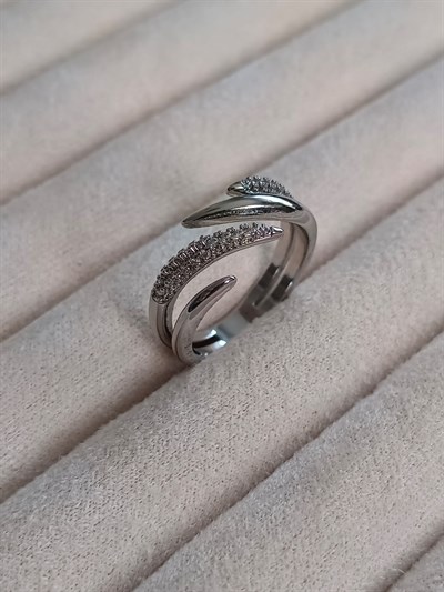 Zirkon Taşlı Yüzük Silver