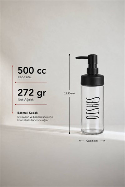 Cam Sıvı Sabunluk 500 cc