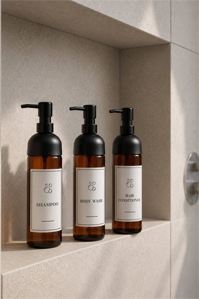 3lü Amber Cam Banyo Seti 500 cc