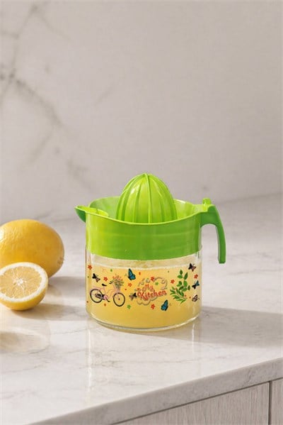 Desenli İnci Serisi Cam Limon Sıkacağı 300 cc