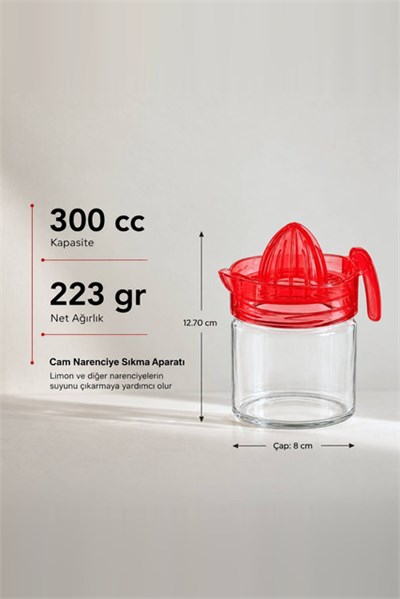 İnci Serisi Cam Limon Sıkacağı 300 cc
