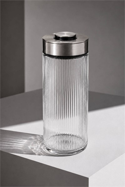 Premium Airtight Diamond Cam Saklama Kavanozu 1350 cc