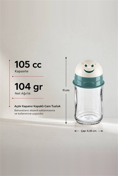 Figürlü Cam Tuzluk 105 cc