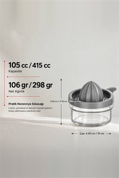 Cam Narenciye Sıkacağı 415 cc