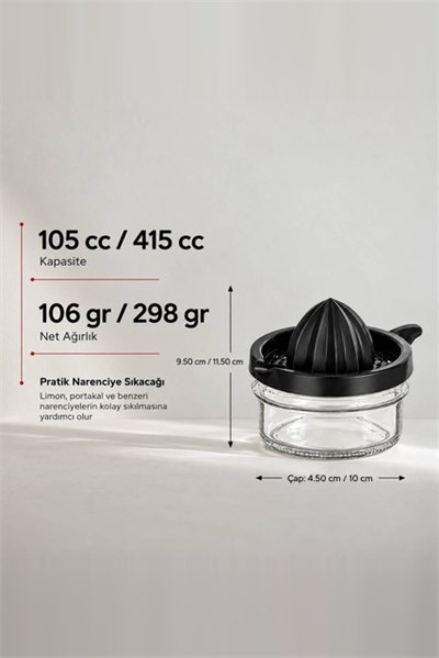 Cam Narenciye Sıkacağı 415 cc