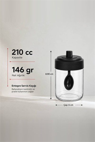 Kaşıklı Baharatlık 210 cc