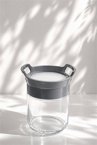 Kulplu Cam Kavanoz 425 cc