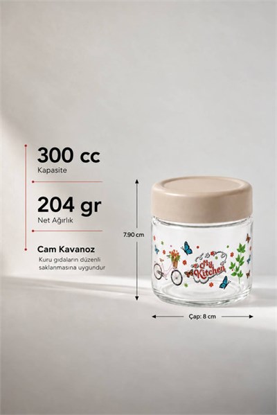 Cam Saklama Kavanozu 330 cc
