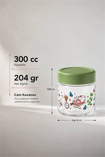Cam Saklama Kavanozu 330 cc