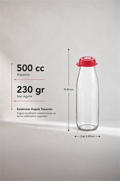 Sarina Cam İçecek Şişesi  500 cc