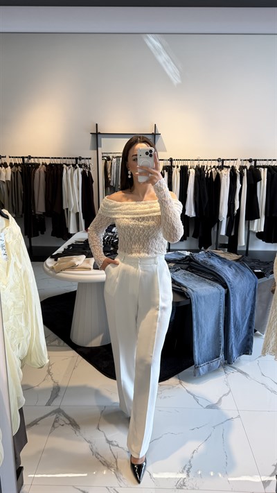 Dantelli Madonna Yaka Bluz