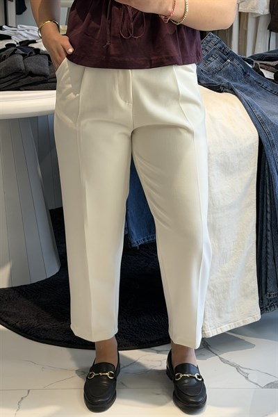 HAVUÇ PANTOLON EKRU