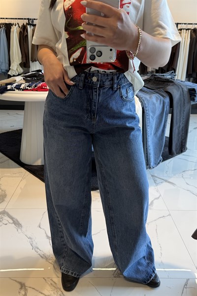 MAVİ WIDE LEG JEAN MAVİ