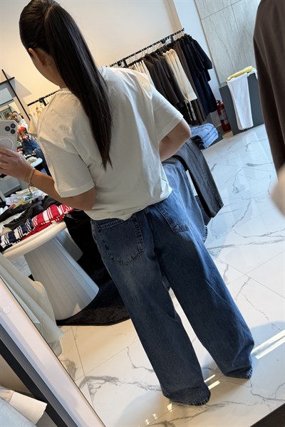 MAVİ WIDE LEG JEAN MAVİ