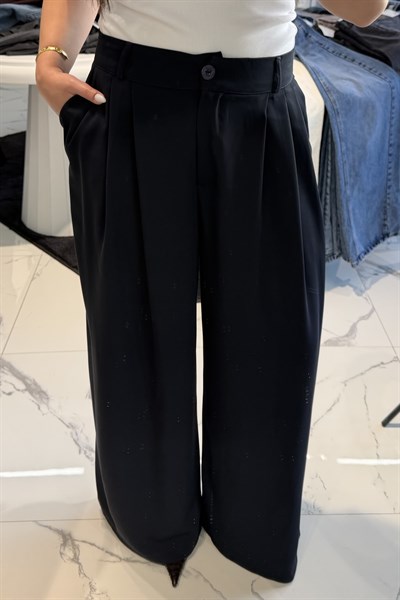 PİLELİ PANTOLON LACİVERT