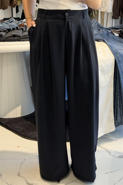 PİLELİ PANTOLON LACİVERT