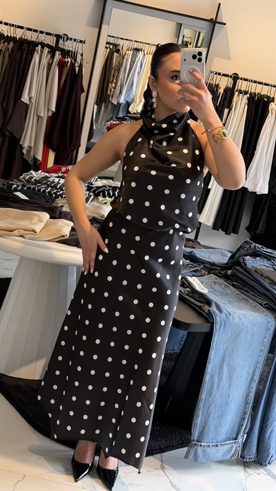 Puantiyeli Saten Takım 