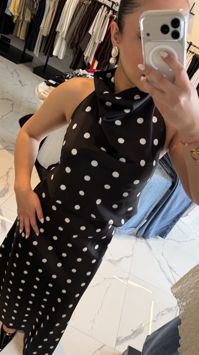 Puantiyeli Saten Takım 