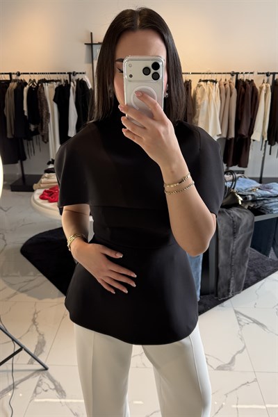 TASARIM MODEL BLUZ SİYAH