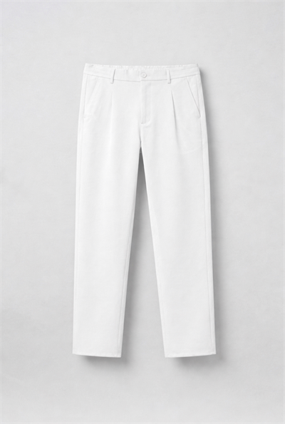 Baggy Klasik Pantolon Beyaz