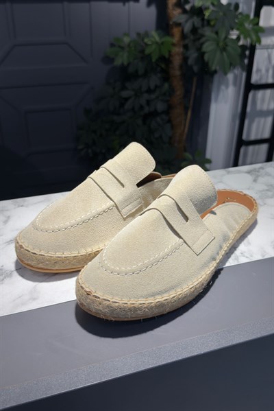 Espadril Terlik Krem