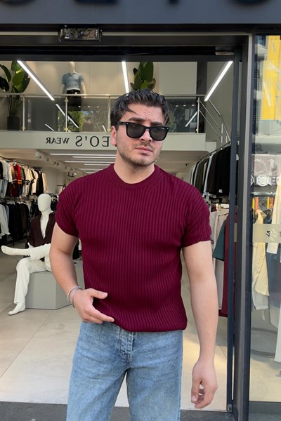 Loose Fit Tshirt Bordo