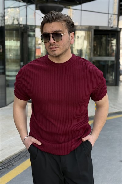 Loose Fit Tshirt Bordo