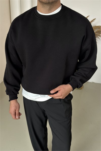 Oversize Sweatshirt Siyah