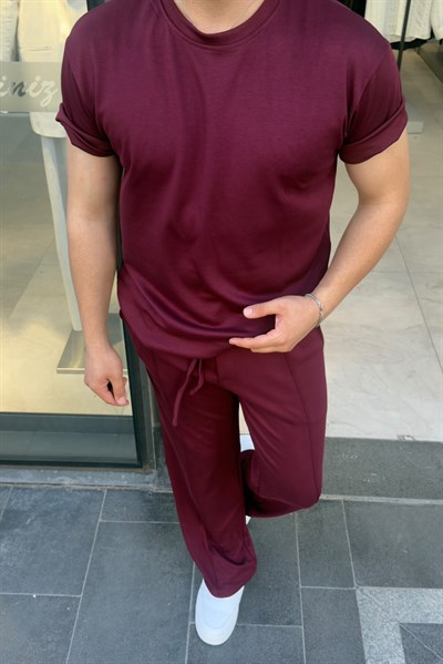 Oys Kumaş Takım Bordo