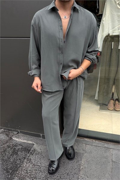 Premium Modal Oversize Takım Yeşil
