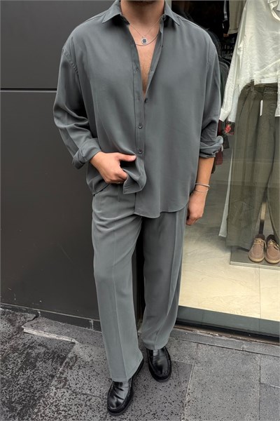 Premium Modal Oversize Takım Yeşil