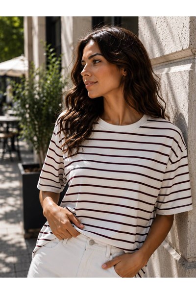 %100 Pamuk Oversize Tshirt