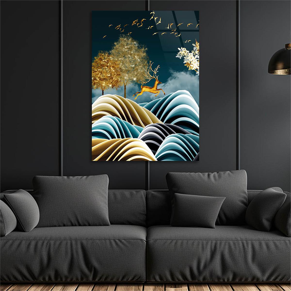 Tempered Glasss Wall Arts Art-Themed