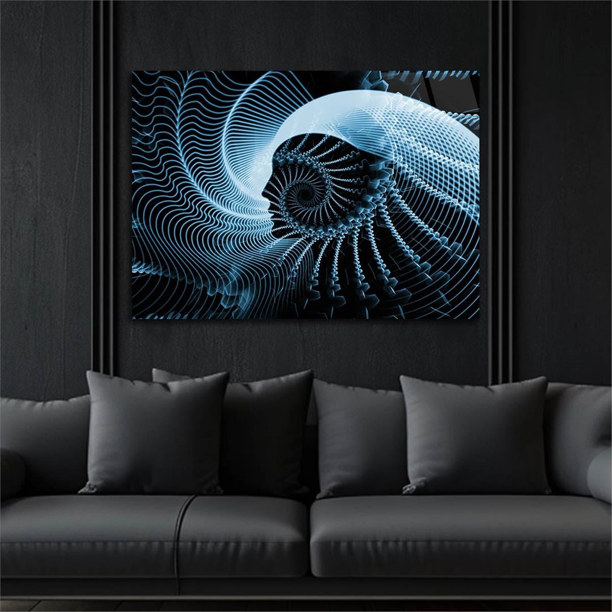 Tempered Glasss Wall Arts Art-Themed
