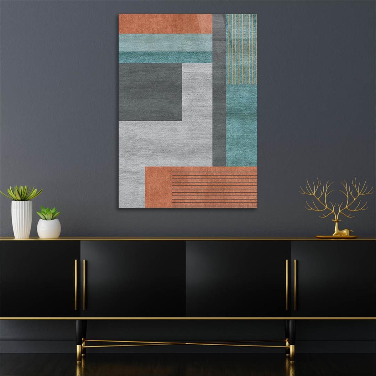Vertical Tempered Glasss Wall Arts Art-Themed248