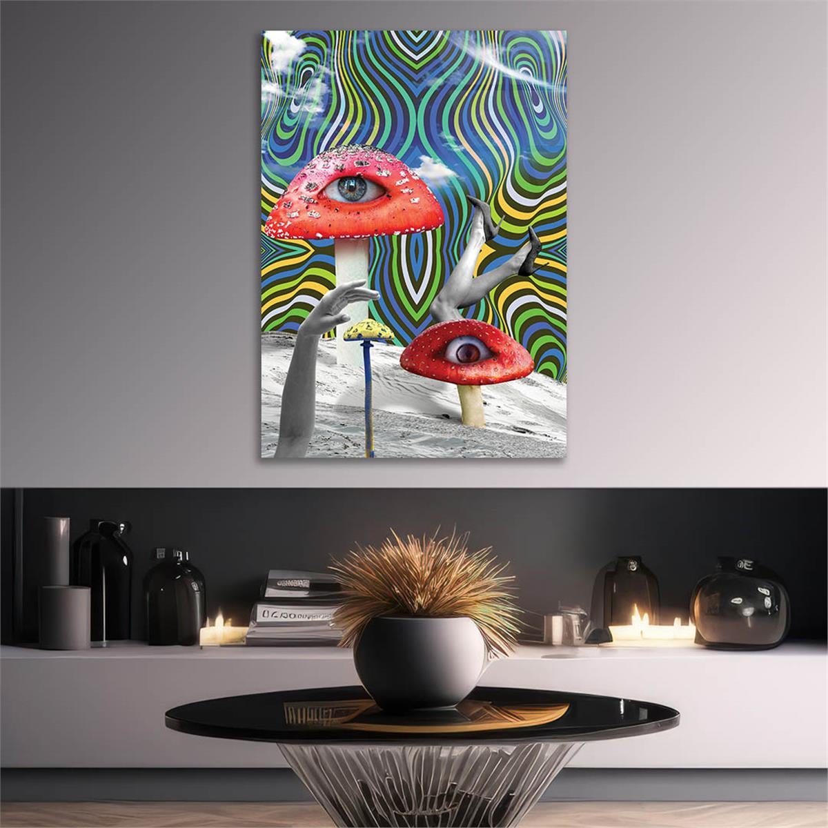 Vertical Tempered Glasss Wall Arts Art-Themed 330