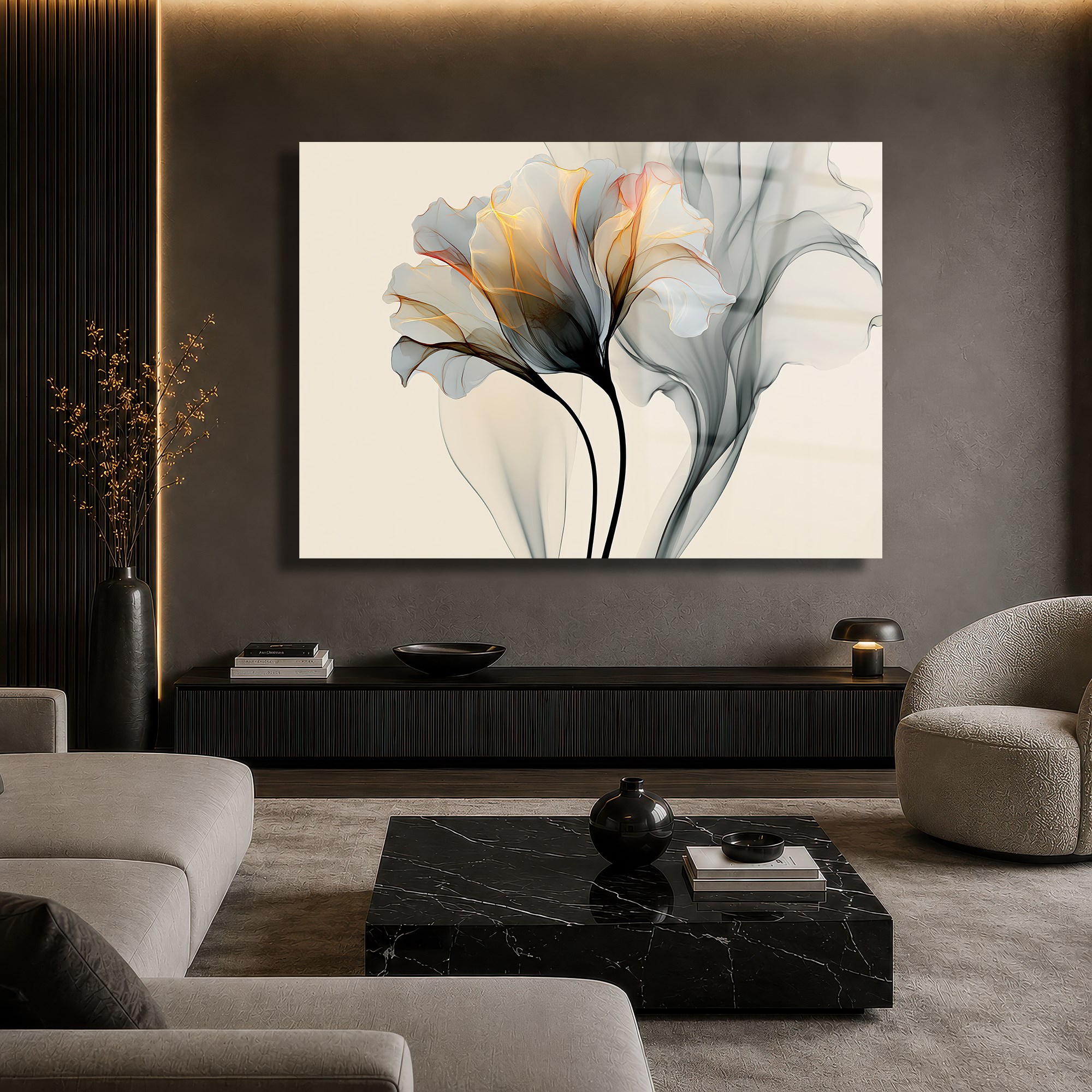 Kunst Thema auf bedrucktem Glas 571
