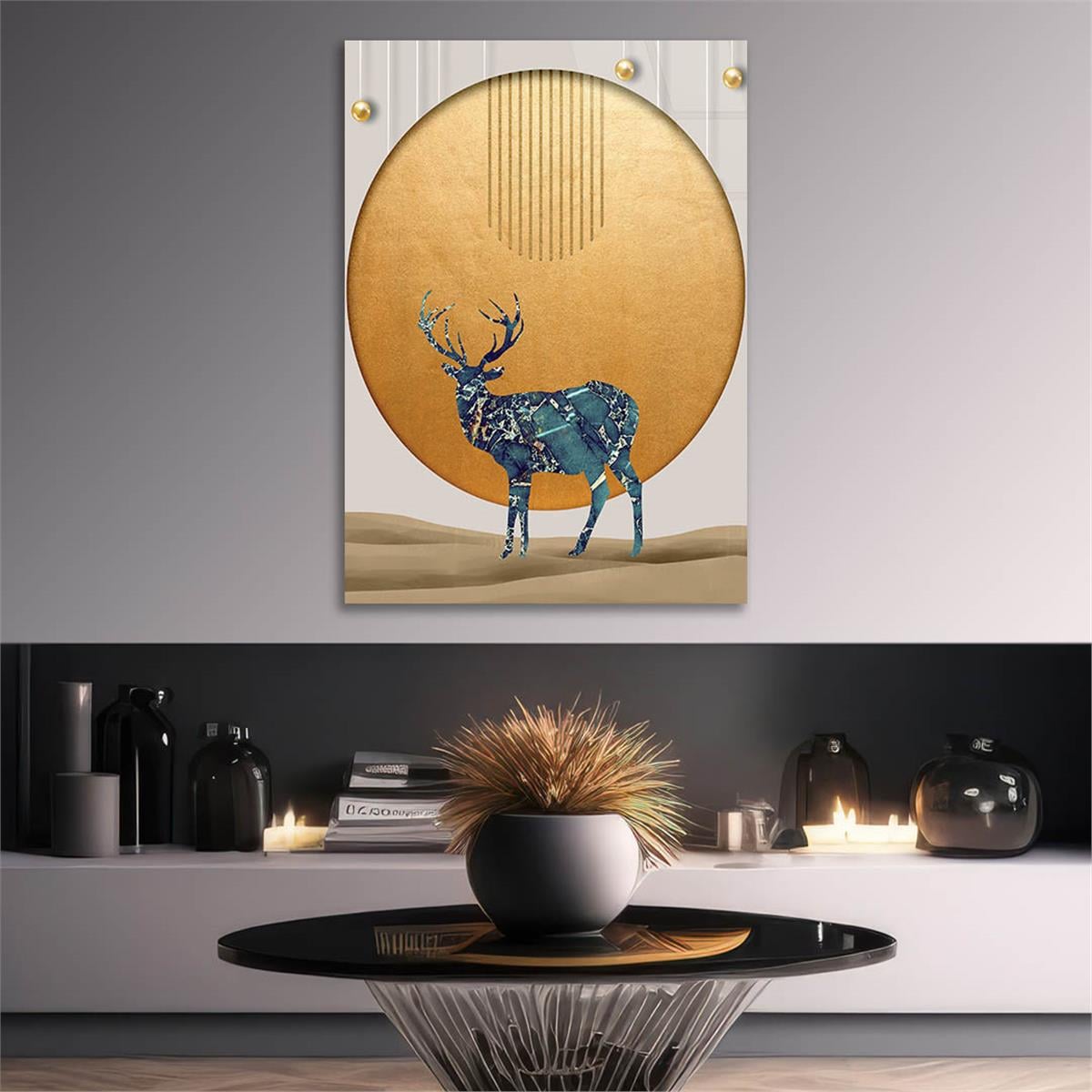 Vertical Tempered Glasss Wall Arts Art-Themed277