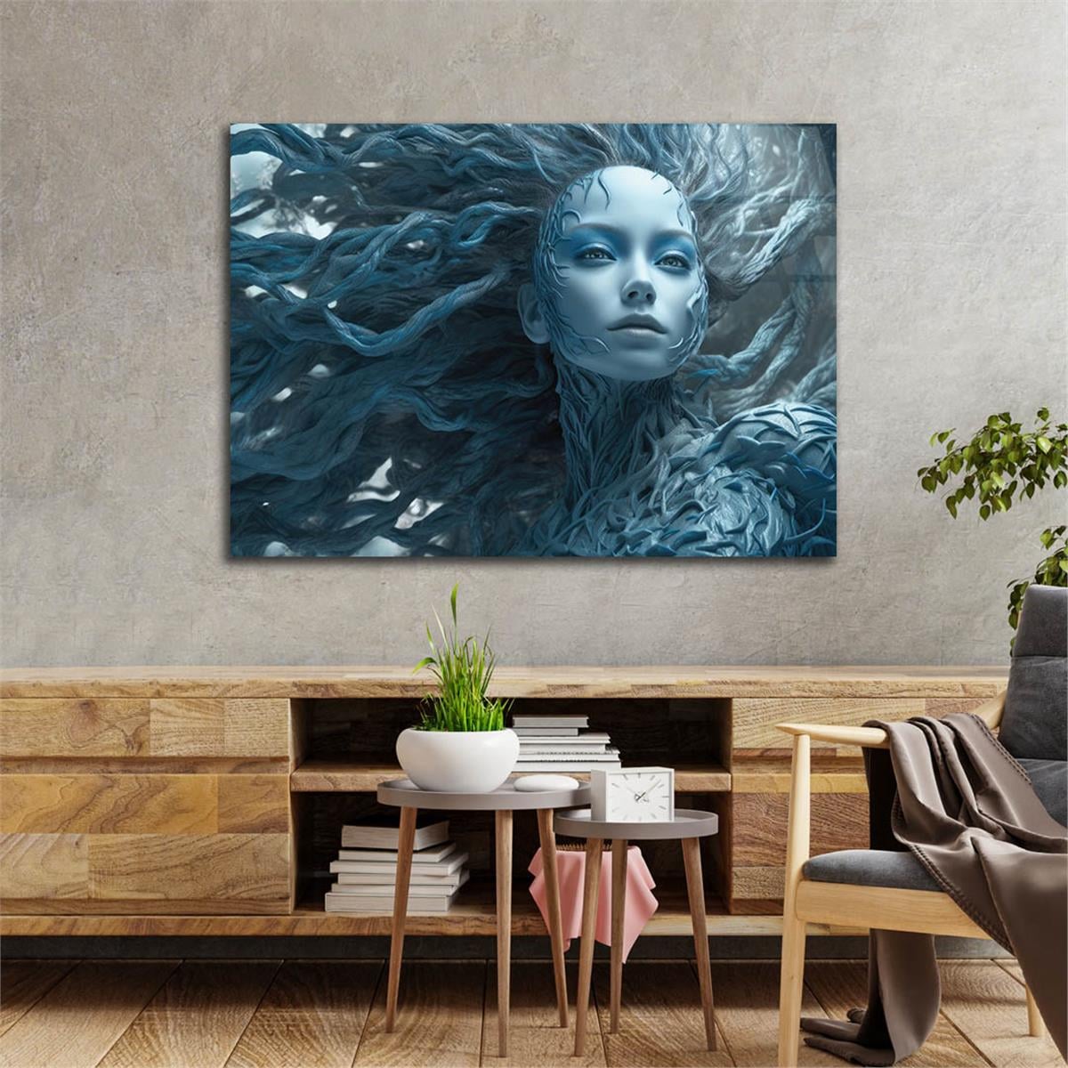 Yatay Sanat Temalı Cam Tablo 289