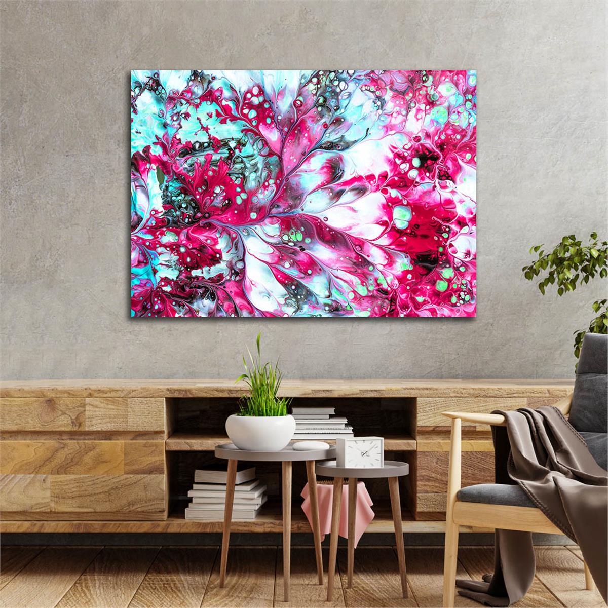 Horizontal Art-Themed Tempered Glass Wall Art 559