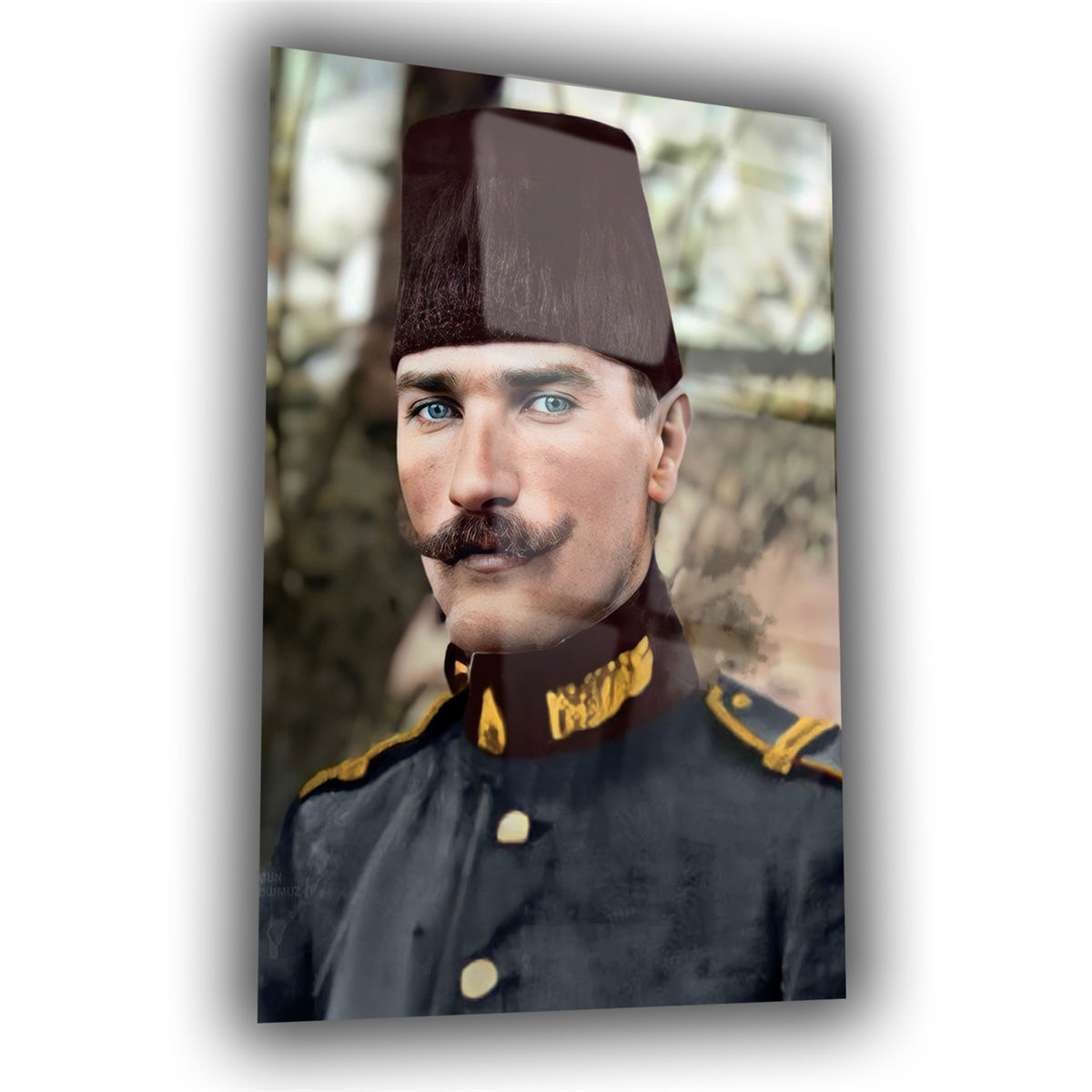 MUSTAFA KEMAL ATATÜRK GÖRSELLİ CAM TABLO