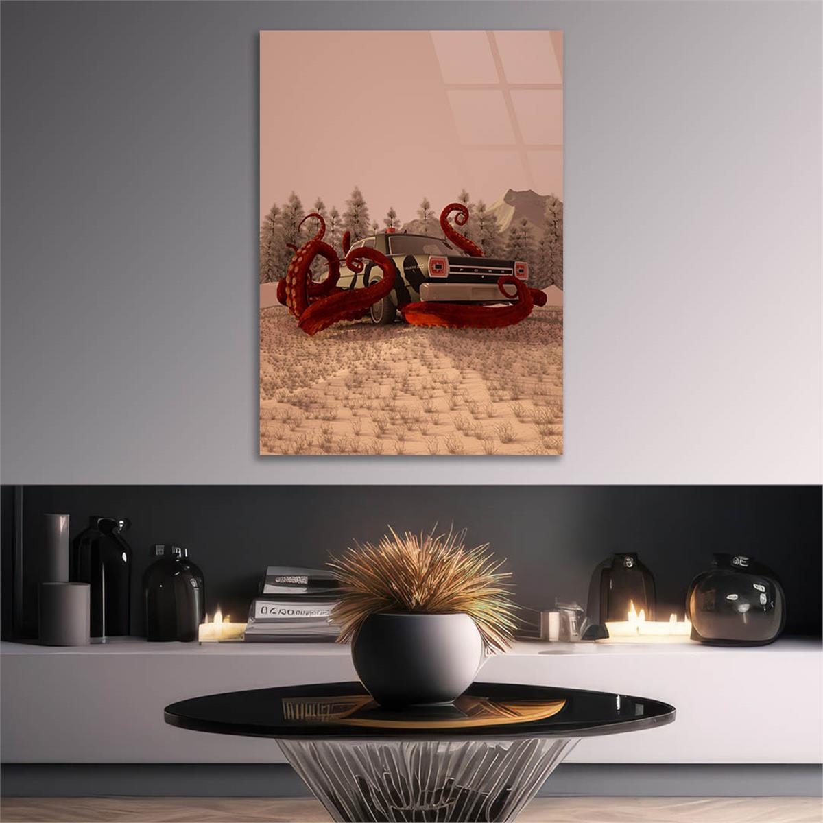 Tempered Glasss Wall Arts Art-Themed