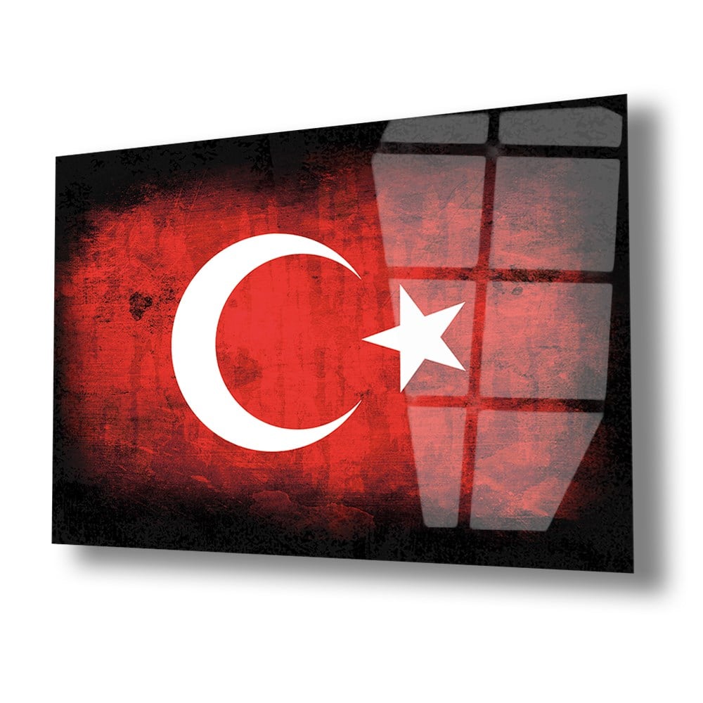 Horizontal National-Themed Tempered Glass Wall Art 78