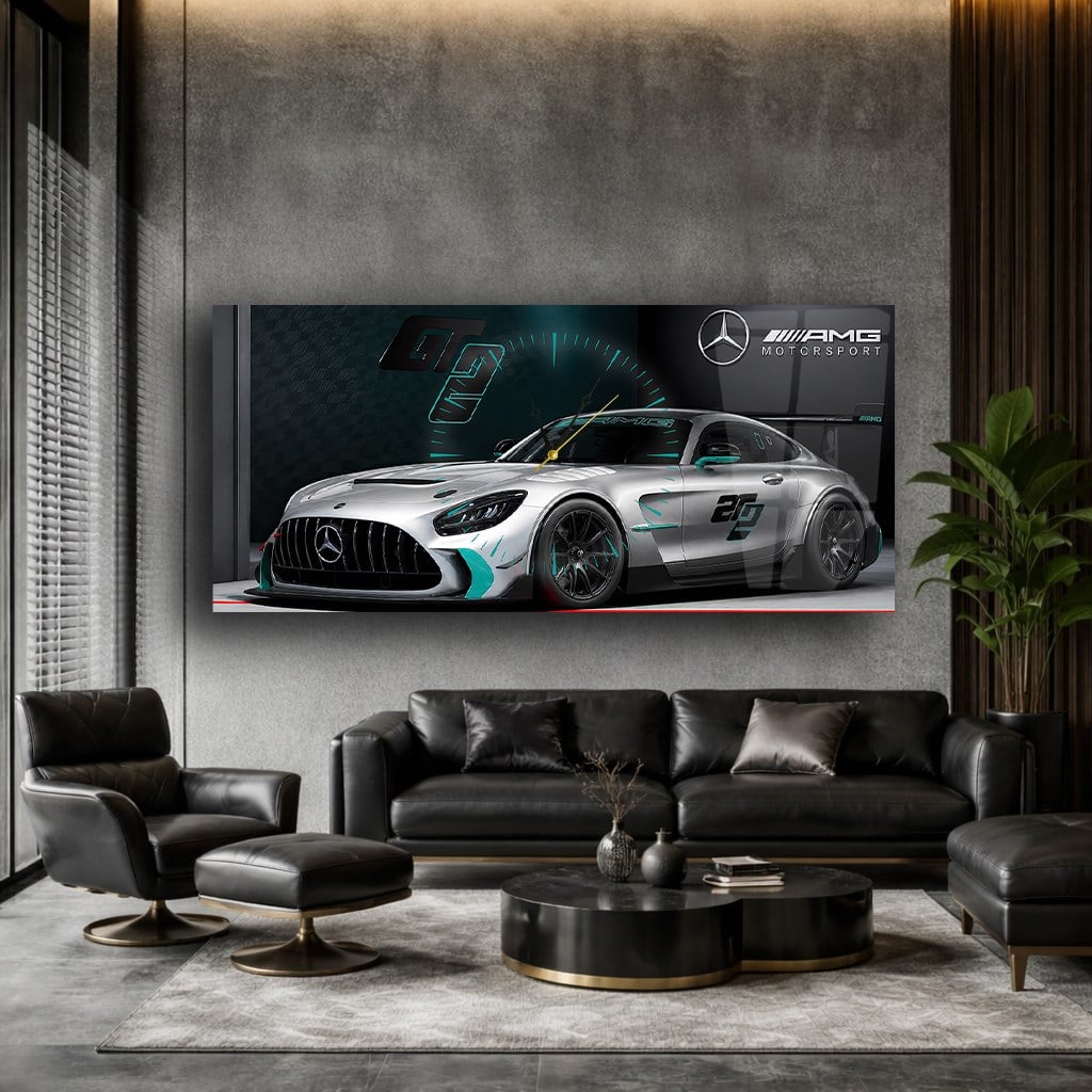 Mercedes AMG Motorsport Saatli Cam Tablo