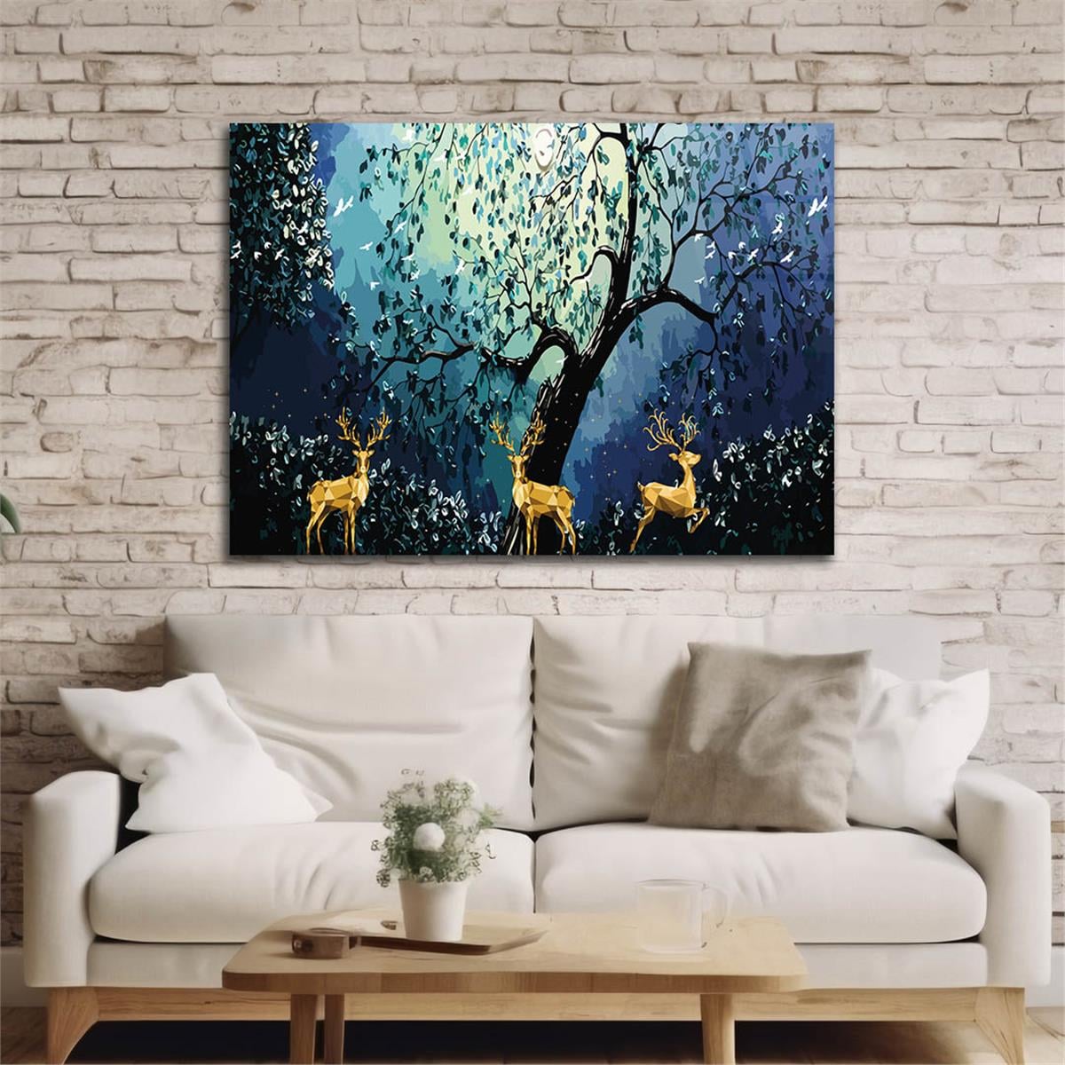 Thema Natur auf bedrucktem Glas