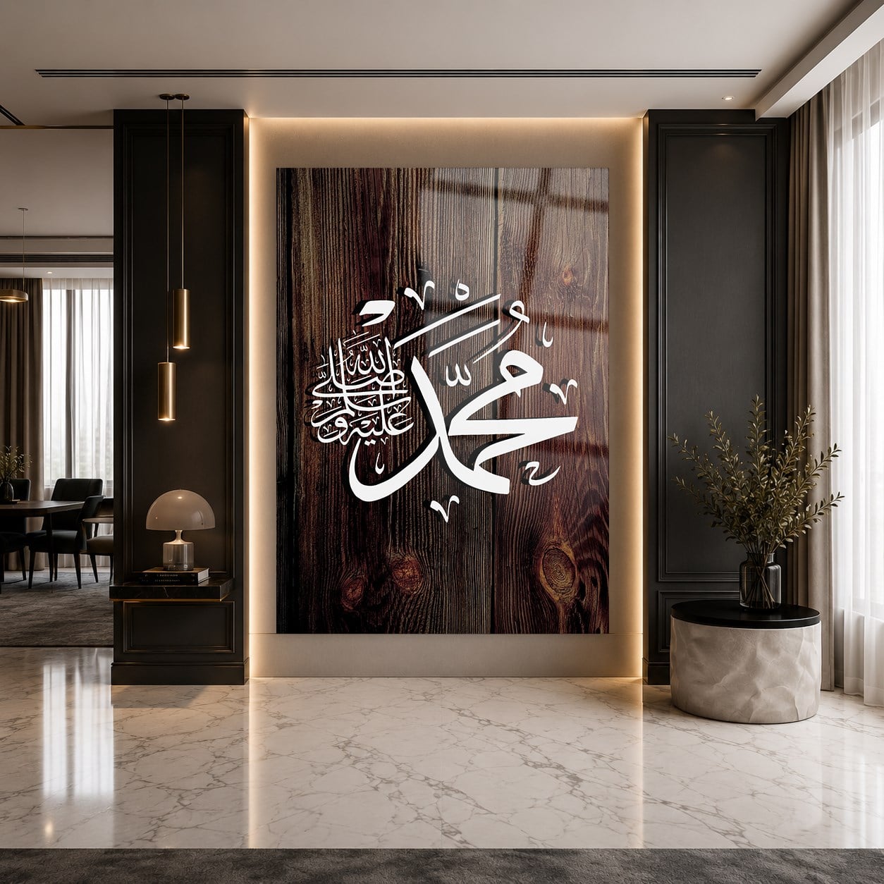لوح زجاجي ديني