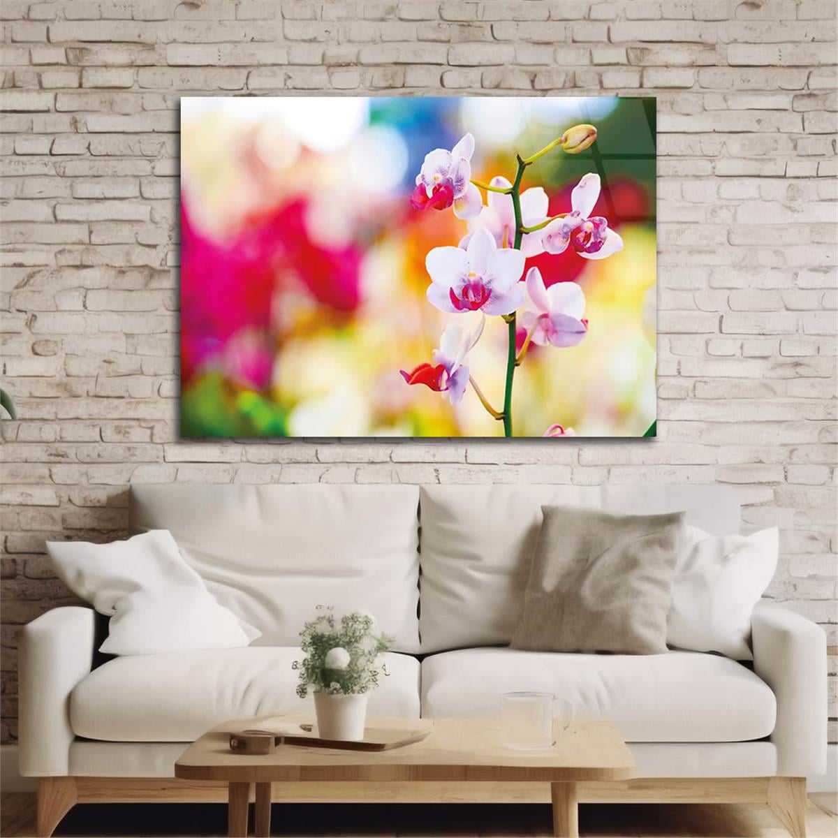 Thema Natur auf bedrucktem Glas