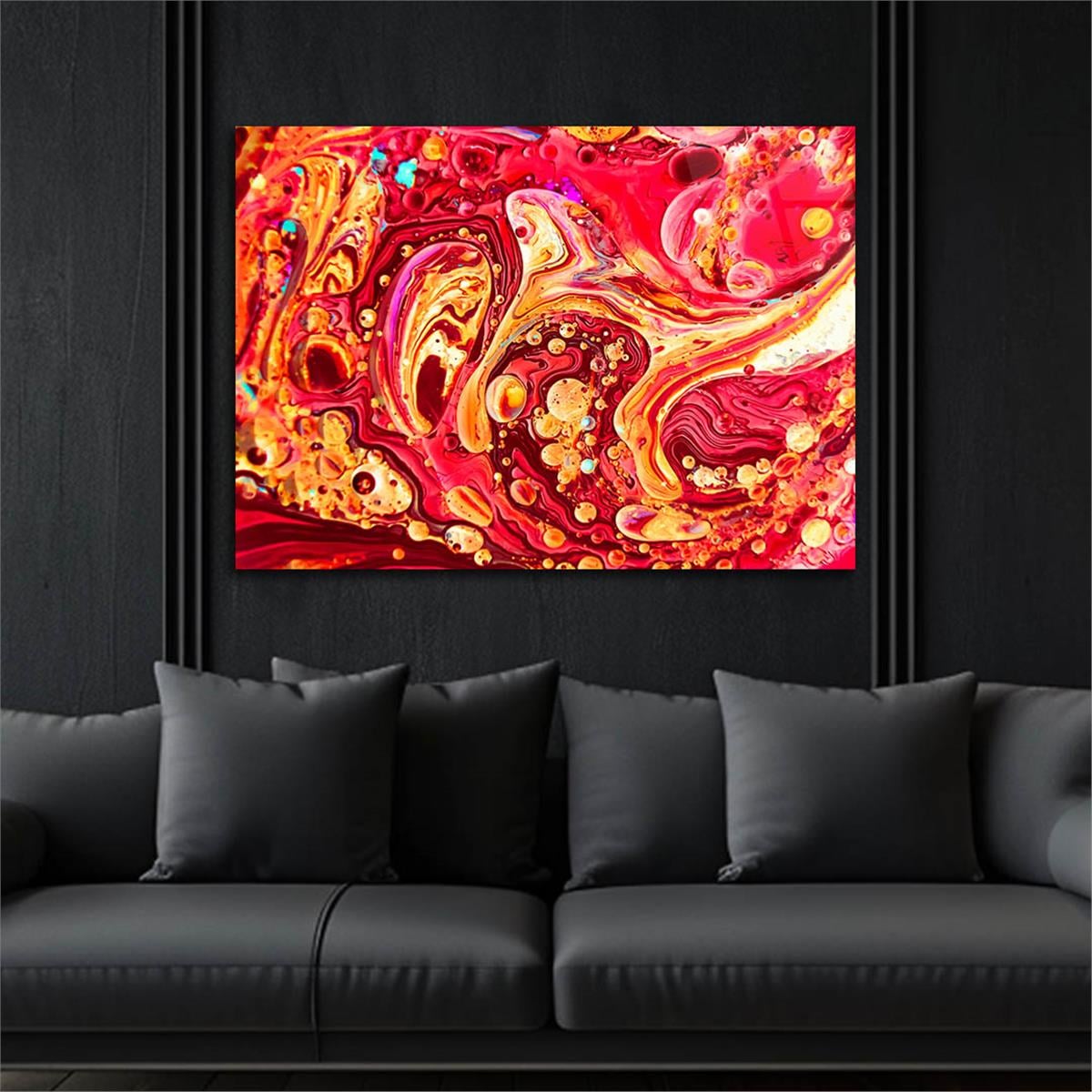 Sanat Temalı Cam Tablo 472