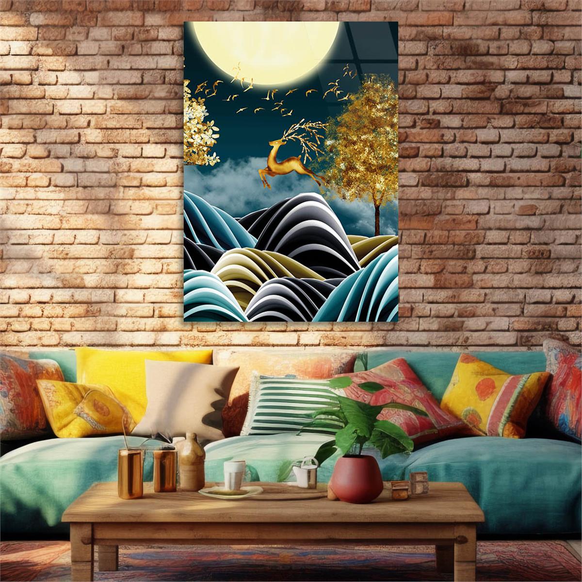Tempered Glasss Wall Arts Art-Themed